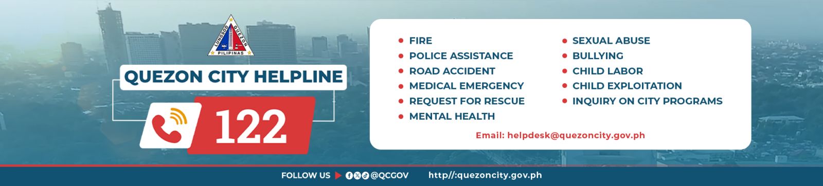 Quezon City Website banner image